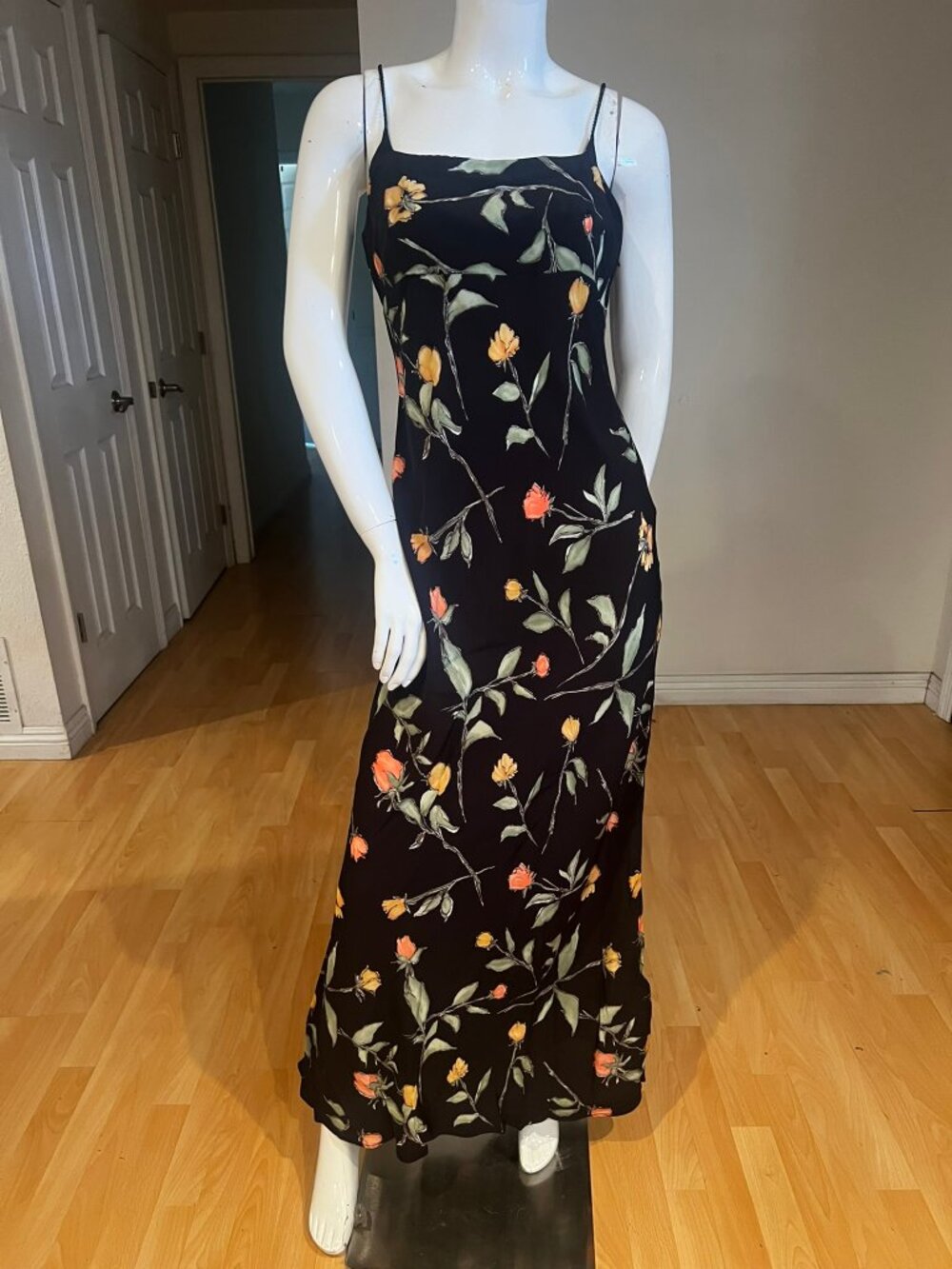VINTAGE Y2K 90'S JESSICA MCCLINTOCK FLORAL MAXI GRUNGE FAIRY DRESS SIZE 8